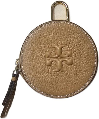 Tory Burch 150410 Thea Pebbled Leather With Gold Hardware Women's Coin Pouch (Tiramisu Tan) in Saudi Arabia
