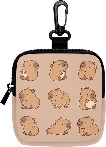 Mini Coin Purse Keychain, Multifunctional Pouch for Keys Coins Earphone Lipstick, Card Holder Data Cable Organizer Zipper Pouch, Cute Cat Bag Accessories 2 in Saudi Arabia