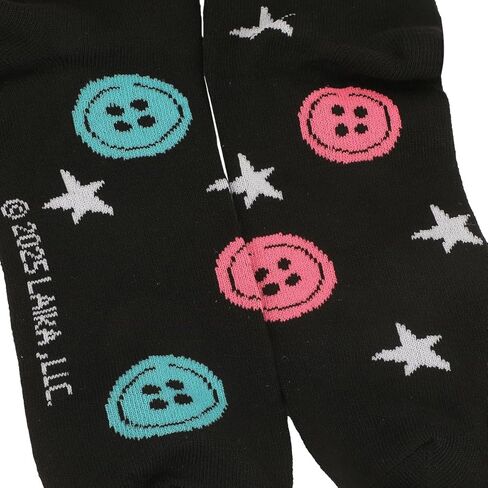 Bioworld Coraline Icon Mens Casual Crew 5 Pack in Saudi Arabia
