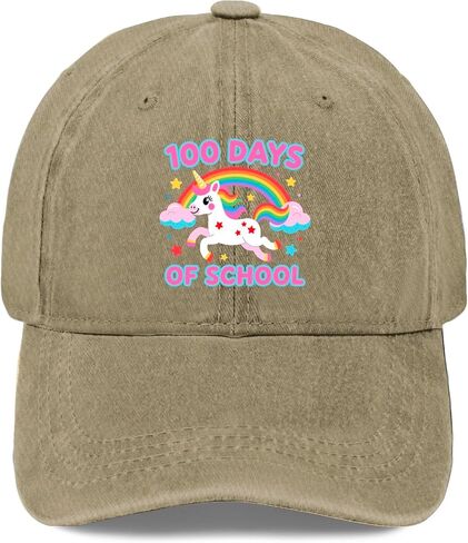 100 Magical Days of School Trucker Hat Camping Cap for Him in Saudi Arabia