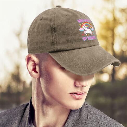 100 Magical Days of School Trucker Hat Camping Cap for Him in Saudi Arabia