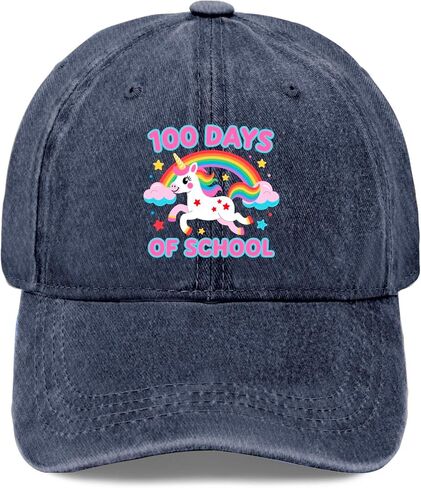 100 Magical Days of School Trucker Hat Camping Cap for Him in Saudi Arabia