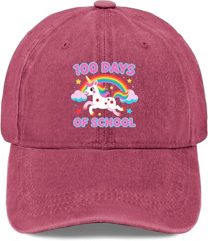 100 Magical Days of School Trucker Hat Camping Cap for Him in Saudi Arabia
