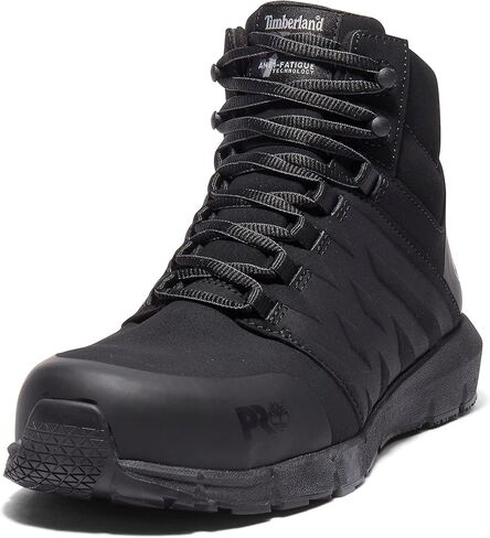 حذاء عمل رياضي صناعي Radius Mid Composite Safety Toe للرجال من Timberland PRO، أسود Raptek-2024 NEW، 10.5M in Saudi Arabia