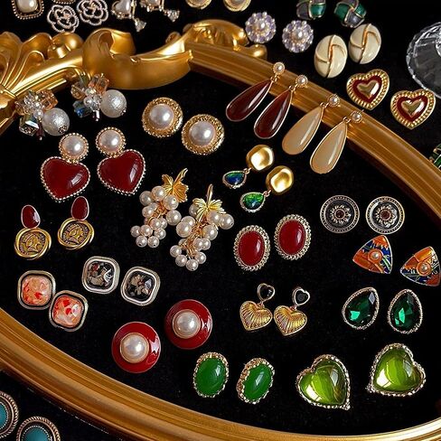 Mystery Jewelry Jar Bundle,40-45 Piece Vintage Jewelry Set for Women,Surprise Mystery Box with Necklaces, Earrings, Bracelets, Rings, Hair Clips,Shoes Charm, Keychain,Brooches,Unique Gifts Idea for Christmas, Birthday and Party in Saudi Arabia