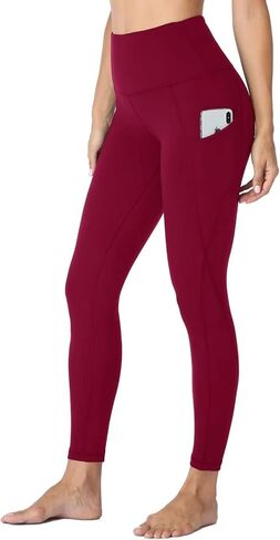 HLTPRO سروال ضيق بمقاس كبير مع جيوب للنساء - سروال يوجا أسود عالي الخصر للتحكم في البطن للتمرين in Kuwait