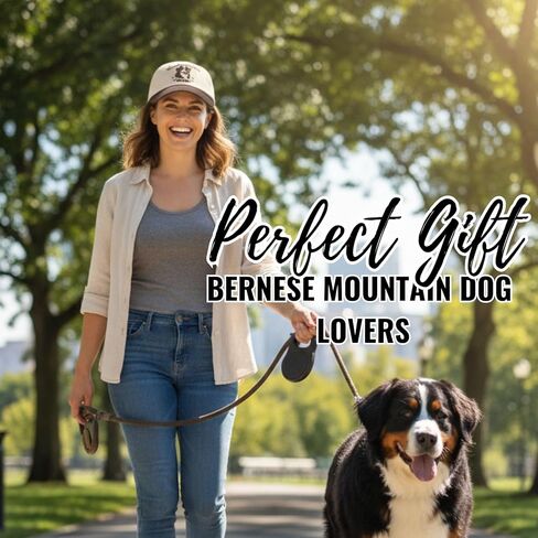 هدايا InnoBeta Bernese Mountain Dog للنساء، قبعة بيرنيز، قبعة بيسبول مطرزة مضحكة قابلة للتعديل لمحبي الكلاب للنساء in Kuwait