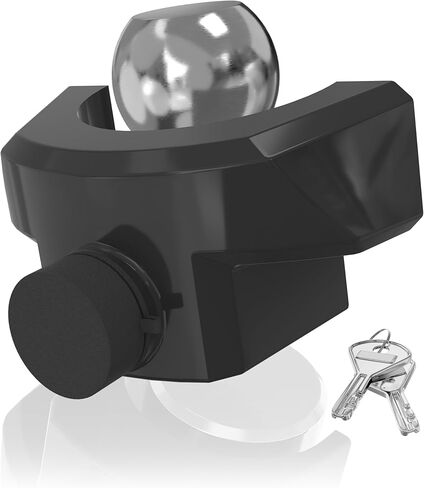 DEEAGLE Heavy Duty Trailer Coupler Lock, RV Trailer Locks Fits 2-5/16" Couplers, Anti-Theft Ball Hitch Lock, Grey in Kuwait