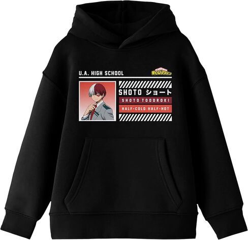 سترة Bioworld My Hero Academia Shoto Todoroki UA School ID للأولاد باللون الأسود in Kuwait