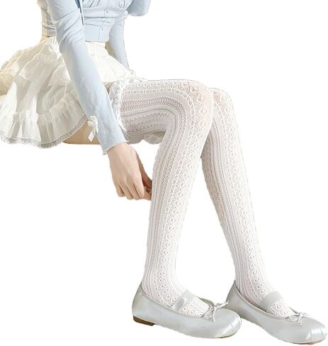 2 Pairs Lace Thigh High Stockings With Bows Y2K Lace Socks Over Knee Long Stocking in Saudi Arabia