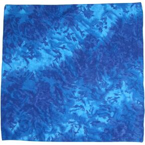 Blue Tie Dye Two Sided Imprint Bandana in Saudi Arabia