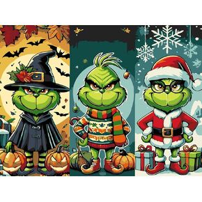 طلاء czywjmei بواسطة أرقام أرقام للمبتدئين للبالغين ، وطلاء جمجمة DIY بواسطة مجموعات الأرقام ، مع 3 فرش وطلاء أكريليك (بدون إطار) ، ديكور الجدار المنزلي 12 × 12 في in Kuwait