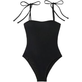 Sexy Women's Backless Criss-Cross One-Piece Swimsuit High Stretch Sleeveless Monokini for Beach & Summer Fun in Kuwait
