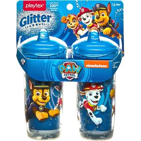 Playtex Baby Sipsters Stage 3 Hard Spout Cups, Happy Face Car and Construction 3D Graphics, 9 Oz, 2 Count - Spill-Proof, Leak-Proof, and Insulated in Kuwait