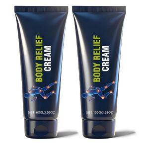 كريم تخفيف كابساكير، يحتوي على مكونات طبيعية، مناسب للقدمين واليدين والساقين والعضلات والمفاصل والخصر، سريع الامتصاص، خفيف وطبيعي بالكامل (قطعتان) in Kuwait