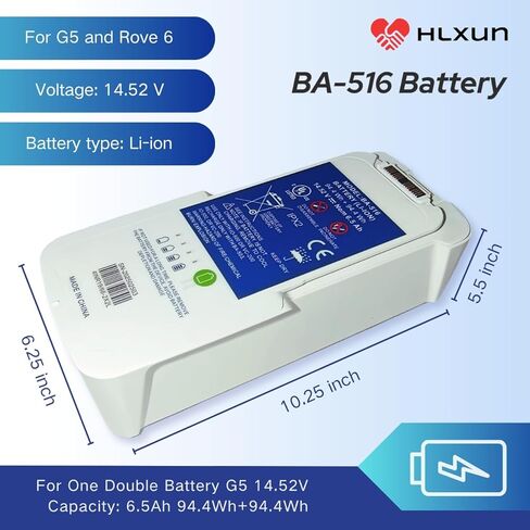 بطارية واحدة G5 ذات 16 خلية BA-516 موديل ba516 بطارية مزدوجة لجهاز G5/Rove 6 in Kuwait