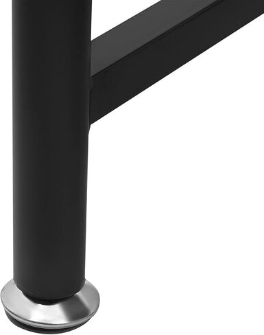 Retail Display Table, Set of 2 Nesting Tables Industrial Metal Shoe Handbag Boutique Display Stand Heavy Duty Retro Standing Riser Shelf 50lbs Load Capacity for Retail Store Clothing Store Hotel (Black) in Saudi Arabia