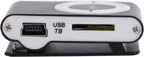 مشغل Mp3، مشغل موسيقى MP3 محمول، مشغل MP3 صغير بمشبك خلفي، مشغل وسائط موسيقى رقمية مع سماعة أذن وكابل USB in Kuwait