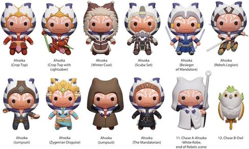 Star Wars Ahsoka Series 1 – 5" Collectible Bag Clip – Blind Bag (ONE Random Figure) – Sci-Fi Character Keychain/Backpack Accessory | Official Licensed Merchandise in Saudi Arabia