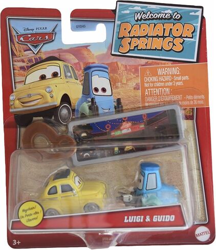 Disney Pixar Cars Luigi & Guido - Welcome to Radiator Springs - Keychain in Saudi Arabia