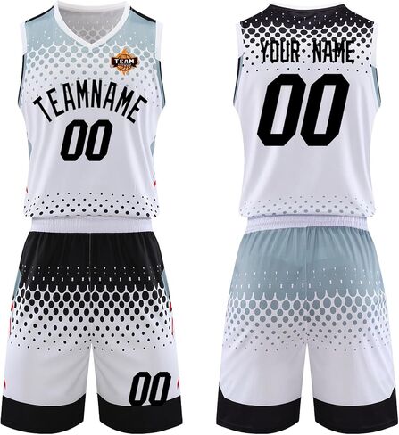 Customized Basketball Jerseys Training Uniforms Set Team Practice Jersey for Child Youth Teen in Saudi Arabia
