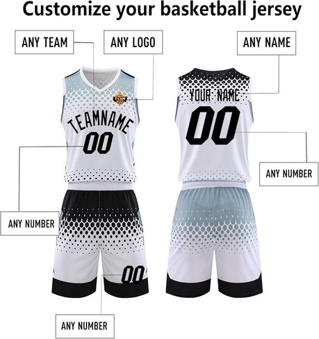 Customized Basketball Jerseys Training Uniforms Set Team Practice Jersey for Child Youth Teen in Saudi Arabia