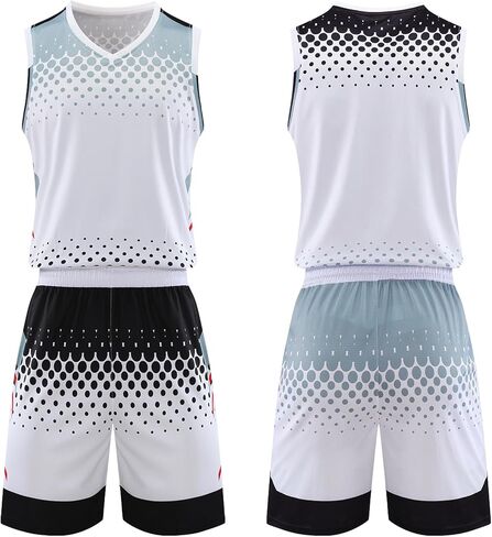 Customized Basketball Jerseys Training Uniforms Set Team Practice Jersey for Child Youth Teen in Saudi Arabia