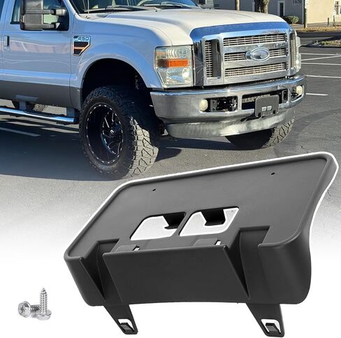 Front License Plate Frame for Ford F250 F350 F450 F550 Super Duty 2011-2016 NO Drill Front Bumper License Plate Holder Mounting Bracket Cover Replace # BC3Z-17A385-AA FO1068131 in Saudi Arabia