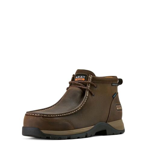 حذاء عمل رجالي من ARIAT Edge Moc مقاوم للماء ومقدمة مركبة in Kuwait