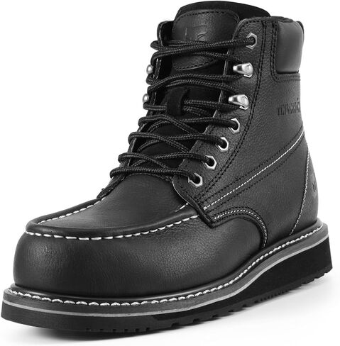 Comfort Work Boots for Men Steel Toe/Soft Toe Boots Water Resistant and Slip Resistant safety Boots for men & botines para hombre for Factory Workers in Saudi Arabia