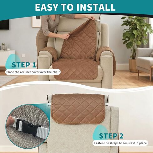 غطاء كرسي متوافق مع توماس باين RV - غطاء كرسي كرسي، أغطية أريكة غير قابلة للانزلاق مع حزام مطاطي، قابل للغسل، حامي الأثاث للكلاب والحيوانات الأليفة in Kuwait
