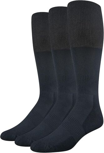 Amazon Essentials Men's Soccer Socks, Over-the-Calf Athletic Fit with Zone Cushioning and Arch Support, 3 Pairs in Saudi Arabia