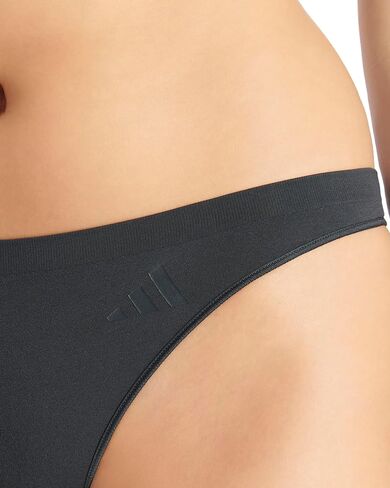 adidas Women's Active Seamless Thong Underwear Multipack, Black, Medium in Saudi Arabia