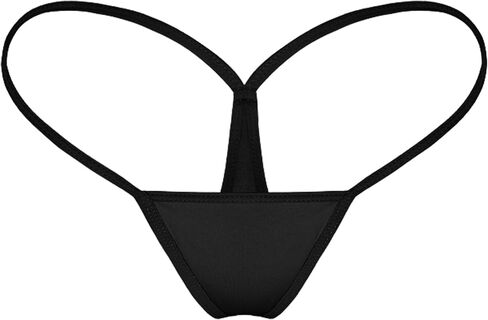 Womens G String Thongs Micro Back Tiny Panties Low Rise No Show Bikini Bottom Daily Underwear in Kuwait