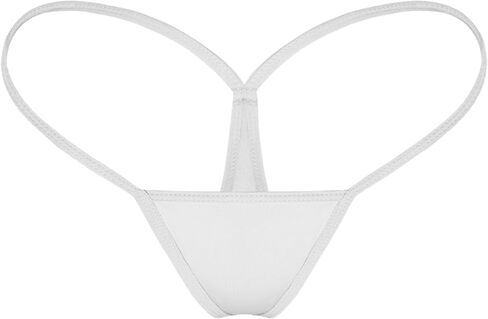 Womens G String Thongs Micro Back Tiny Panties Low Rise No Show Bikini Bottom Daily Underwear in Kuwait