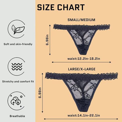 2-Pack Personalized Thongs With Names, Custom Thong With His Name Hand Sewn Low Rise Lace G-String Panties for Women in Saudi Arabia