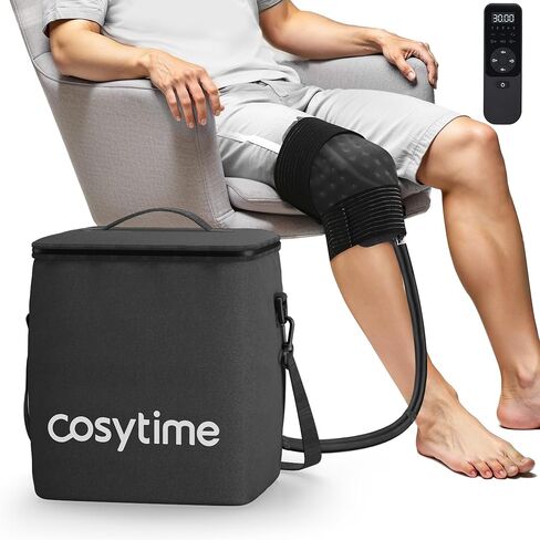 Cold Therapy Ice Machine for Knee After Surgery, 19 QT Cryotherapy Pain Relief & Recovery System with 3 Speed Levels & 6 Timer Settings in Saudi Arabia