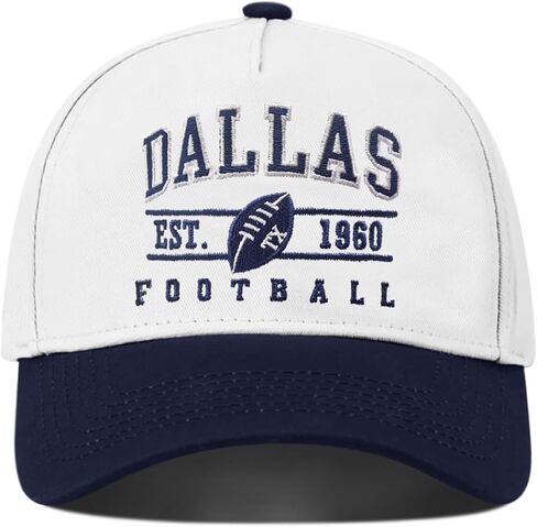 3D Embroidered Upside Down City Baseball Hat ，Adjustable Football Hat for Men Women Game Day Apparel Gifts in Saudi Arabia
