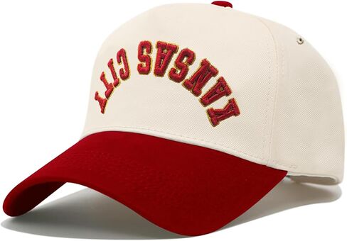 3D Embroidered Upside Down City Baseball Hat ，Adjustable Football Hat for Men Women Game Day Apparel Gifts in Saudi Arabia