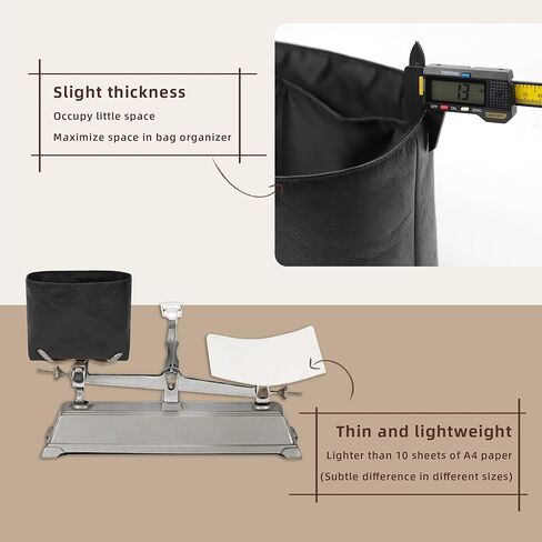 Lightweight Insert for Longchamp BackPack Bag, Waterproof Surface and Silky Satin Lining(Fits Original Xtra M Backpack, Black) in Saudi Arabia