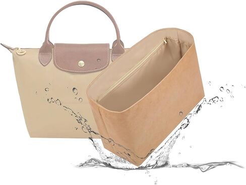 Lightweight Insert for Longchamp BackPack Bag, Waterproof Surface and Silky Satin Lining(Fits Original Xtra M Backpack, Black) in Saudi Arabia