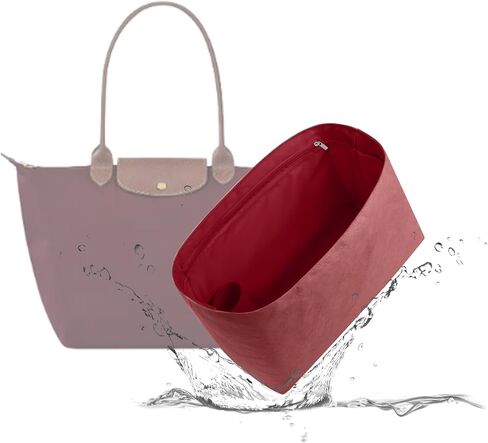 Lightweight Insert for Longchamp BackPack Bag, Waterproof Surface and Silky Satin Lining(Fits Original Xtra M Backpack, Black) in Saudi Arabia