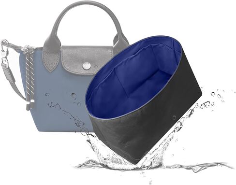 Lightweight Insert for Longchamp BackPack Bag, Waterproof Surface and Silky Satin Lining(Fits Original Xtra M Backpack, Black) in Saudi Arabia
