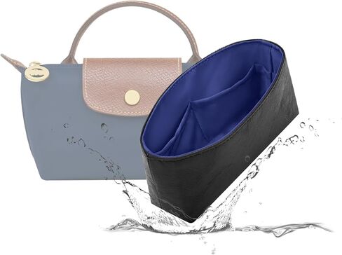 Lightweight Insert for Longchamp BackPack Bag, Waterproof Surface and Silky Satin Lining(Fits Original Xtra M Backpack, Black) in Saudi Arabia