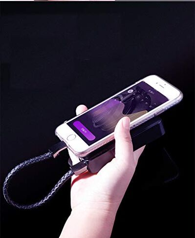 USB C to iOS Bracelet Charger 7.9in Portable Short Charging Cable Fashion Fast Data Transfer Cord Interesting Valentine's Day/Birthday/Thanksgiving Day Gift in Saudi Arabia