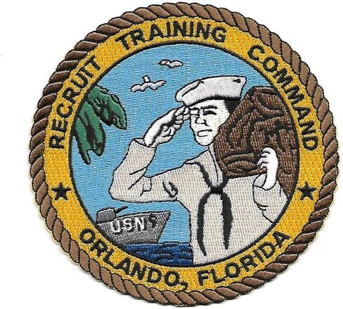 U.S. Navy Recruit Training Command Orlando, Fl. Military Patch in Saudi Arabia