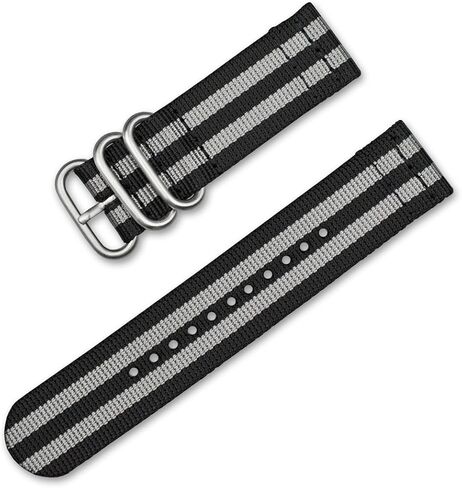 deBeer Military Ballistic Nylon 2-Piece Watch Band/Watch Strap - 11 Colors - (Sizes - 18mm, 20mm, 24mm) in Saudi Arabia