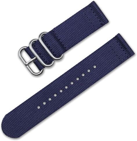 deBeer Military Ballistic Nylon 2-Piece Watch Band/Watch Strap - 11 Colors - (Sizes - 18mm, 20mm, 24mm) in Saudi Arabia