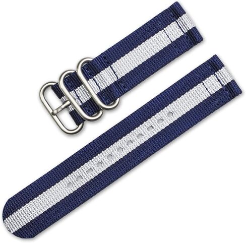 deBeer Military Ballistic Nylon 2-Piece Watch Band/Watch Strap - 11 Colors - (Sizes - 18mm, 20mm, 24mm) in Saudi Arabia