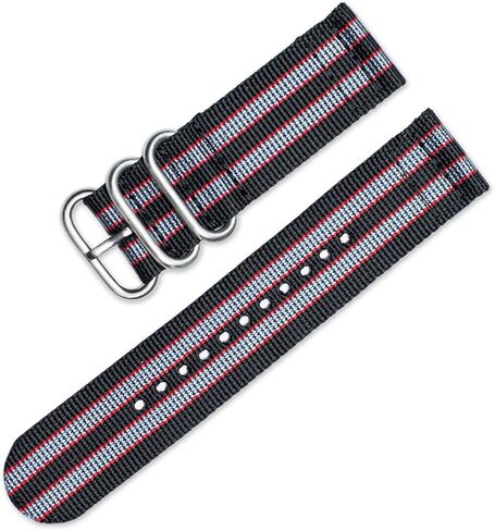 deBeer Military Ballistic Nylon 2-Piece Watch Band/Watch Strap - 11 Colors - (Sizes - 18mm, 20mm, 24mm) in Saudi Arabia